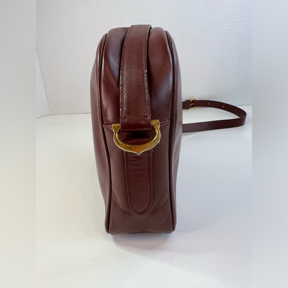 Cartier must de Paris Leather Bordeaux Crossbody - Picture 6 of 14